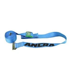 2" x 20' Cambuckle Strap - Spring Loaded Blue Polyester - Heavy-Duty, Adjustable Load Securing Solution - CC2043
