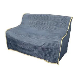 63" x 37" x 45" Padded Love Seat Cover with Secure Strap - Durable Protection for Indoor and Outdoor Furniture | FC1006