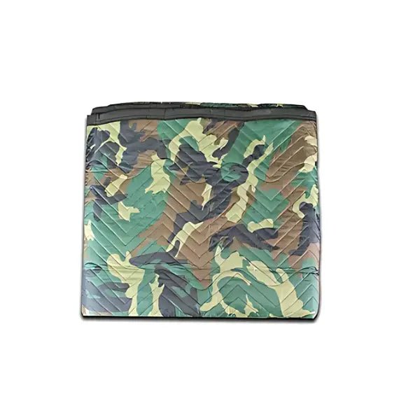 ProSeries™ ProCamo Woven Moving Pad – 72" x 80" Green/Black Heavy-Duty Padded Cover for Packing and Storage | Machine Washable, Reusable - FP2030-E