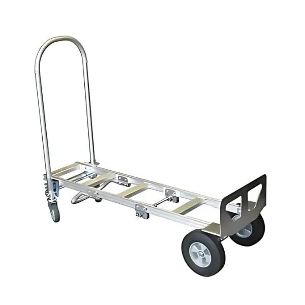 Greyhound Aluminum Convertible Hand Truck – Heavy-Duty, Lightweight, Up to 550 lbs as Hand Truck, 750 lbs as Cart - HT6048 - Image 2