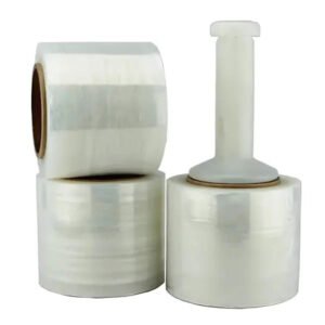 5" x 1000' x 80 Gauge Stretch Film Banding - Durable and Versatile Packaging Solution (QTY: 12 Rolls) - MA0172