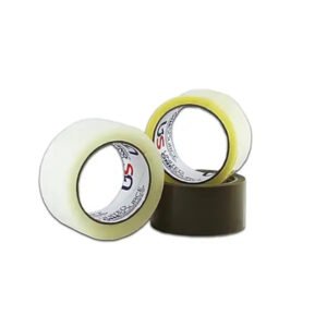 3" x 110 Yd Hot Melt Clear Tape - 1.6 Mil Thick, Durable Packaging Solution (QTY: 24 Rolls) - MA0237