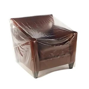 80" X 52" X 2 Mil Poly Bag Chair Covers - 100/Roll | Durable Protection for Furniture | Ideal for Storage, Moving & Events - SKU: PL1161