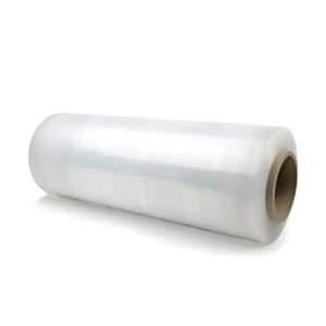 16" x 1500' x 80 Gauge Cast Stretch Film (Pack of 4) - Durable, High Clarity Pallet Wrap for Secure Load Protection and Bundling - SF1950